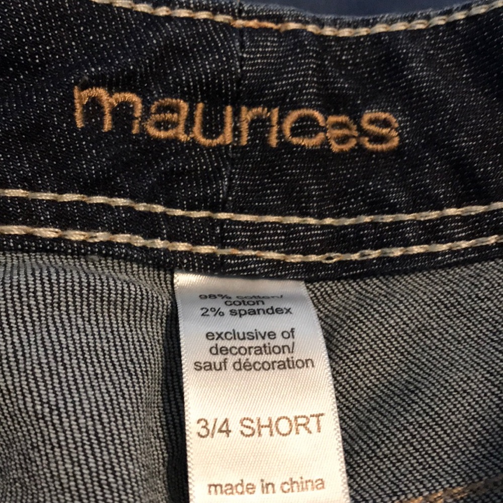 Maurices Boot Cut New With Tags 3/4 Short - image 8